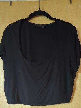 Foxblood Baby Crop Tee